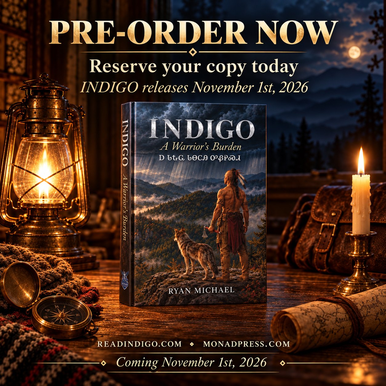 Pre-order Indigo: A Warrior's Burden, releasing November 1, 2026