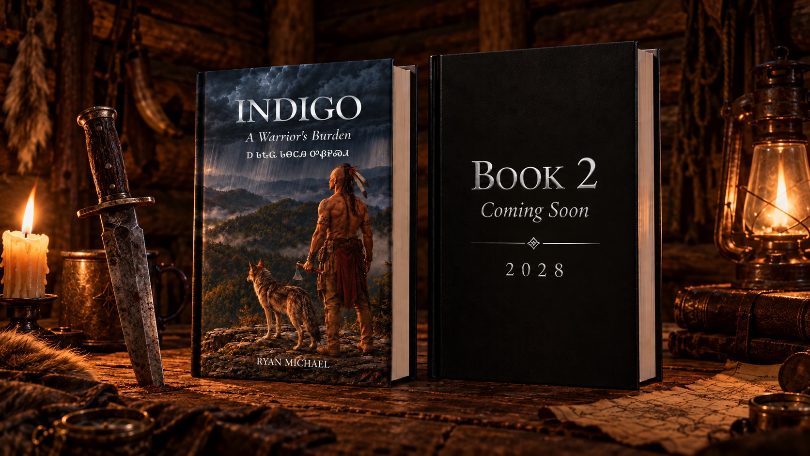 Indigo: A Warrior's Burden (Book One, available now) and Alliances and Ash (Book Two, coming soon)